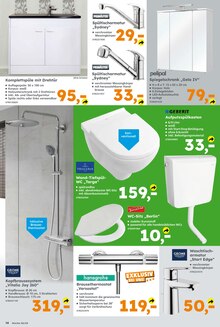 Waschbecken im Globus-Baumarkt Prospekt "Immer eine Idee besser" mit 18 Seiten (Braunschweig)