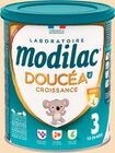 Lait en poudre Doucéa Croissance 3 - MODILAC en promo chez Intermarché Hyper Lait en poudre Doucéa Croissance 3 - MODILAC dans le catalogue Intermarché Hyper