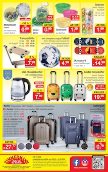 Koffer im Zimmermann Prospekt "Aktuelle Angebote" mit 18 Seiten (Hannover)