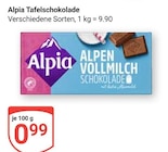Tafelschokolade Angebote von Alpia bei GLOBUS Bochum für 0,99 €