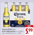 Corona Extra oder 0,0% Alkoholfrei bei E center im Markdorf Prospekt für 5,99 €