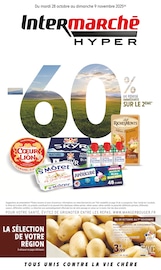 Catalogue Supermarchés Intermarché Hyper en cours à Jezainville et alentours, "-60% DE REMISE IMMÉDIATE SUR LE 2ÈME", 48 pages, 28/10/2025 - 09/11/2025