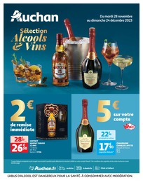 Catalogue Auchan Hypermarché "Sélection Alcools & Vins" à Cormeilles-en-Parisis et alentours, 20 pages, 28/11/2023 - 24/12/2023