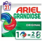 Lessive pods grandiose original 21 doses - ARIEL en promo chez Intermarché Nantes à 10,49 €