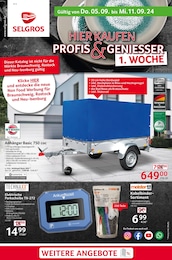 Selgros Prospekt: "cash & carry", 28 Seiten, 05.09.2024 - 11.09.2024