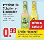 Bio Schorlen oder Limonaden bei Trinkgut im Seesen Prospekt für 0,99 €