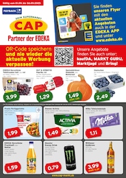CAP Markt Prospekt "Top Angebote", 2 Seiten, 01.09.2025 - 01.09.2025 Aktueller CAP Markt Prospekt, "Top Angebote", mit Angeboten der Woche, gültig von 01.09.2025 bis 01.09.2025