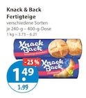 Fertigteige von Knack & Back im aktuellen V-Markt Prospekt für 1,49 €
