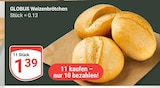Weizenbrötchen von Globus im aktuellen GLOBUS Prospekt