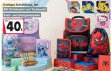 3-teiliges Schulranzen-Set für 40,00 € bei Woolworth im Angebot 3-teiliges Schulranzen-Set im aktuellen Woolworth Prospekt