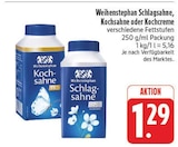 Schlagsahne im Angebot bei EDEKA in Fürth Schlagsahne Angebote von Weihenstephan bei EDEKA Fürth für 1,29 €