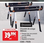 Chevalet de sciage 980mm à Screwfix dans Flêtre
