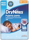 Pyjama Pants DryNites Boys 3-4 Ans x16 - HUGGIES dans le catalogue Intermarché Hyper