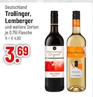 Trollinger oder Lemberger von Württemberg Original im aktuellen Trinkgut Prospekt für 3,69 €