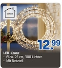 LED-Kranz Angebot im Rossmann Prospekt LED-Kranz im Rossmann Prospekt zum Preis von 12,99 €