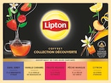 Coffret thés noirs sensations - Lipton en promo chez Netto Coffret thés noirs sensations - Lipton dans le catalogue Netto