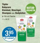 Babycare Kleiebad, Waschgel, Shampoo oder Bodylotion Angebote von Töpfer bei V-Markt München für 3,95 €