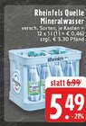 Aktuelles Mineralwasser Angebot bei E center in Duisburg ab 5,49 €