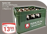 Spaten Hell Angebote von Spaten München bei GLOBUS Duisburg für 13,99 €