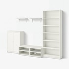 Aktuelles TV-Möbel, Kombination weiß Angebot bei IKEA in Filderstadt ab 176,98 €