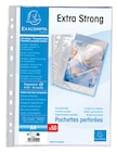 50 pochettes perforées A4 - 90 microns - Lisses - EXACOMPTA - Bureau Vallée à Cannes 50 pochettes perforées A4 - 90 microns - Lisses - EXACOMPTA en promo chez Bureau Vallée Cannes à 2,24 €