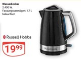 Wasserkocher im Angebot bei GLOBUS in Bochum Wasserkocher Angebote von Russell Hobbs bei GLOBUS Bochum für 19,99 €