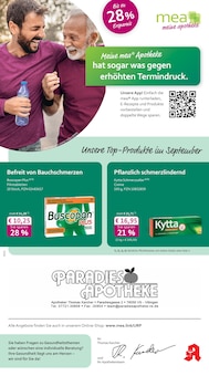 mea - meine apotheke Prospekt Unsere September-Angebote mit 4 Seiten