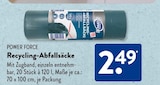 Recycling-Abfallsäcke von POWER FORCE im aktuellen ALDI SÜD Prospekt für 2,49 €