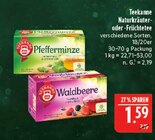 Pfefferminze im Angebot bei Marktkauf in Altenburg Pfefferminze Angebote von Teekanne bei Marktkauf Altenburg für 1,59 €