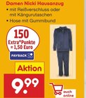 Damen Nicki Hausanzug Angebote bei Netto Marken-Discount Bielefeld für 9,99 €
