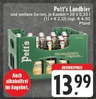 EDEKA Fürstenau - Landbier Angebot im Prospekt Landbier bei EDEKA im Fürstenau Prospekt für 13,99 €