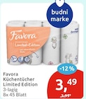 Küchentücher Limited Edition von Favora im aktuellen budni Prospekt