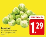 Rosenkohl bei EDEKA im Egling Prospekt für 1,29 €