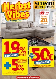 Sconto SB Prospekt für Erfurt: "Herbst Vibes", 1 Seite, 15.10.2026 - 20.10.2026