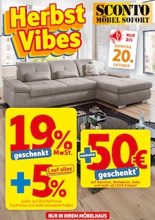 Matratze im Sconto SB Prospekt "Herbst Vibes" mit 1 Seiten (Dresden)