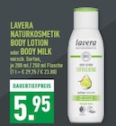 Naturkosmetik Body Lotion bei Marktkauf im Recke Prospekt für 5,95 €