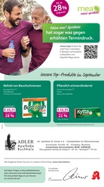 Aktueller mea - meine apotheke Apotheken Prospekt in Annaberg-Buchholz und Umgebung, "Unsere September-Angebote" mit 4 Seiten, 01.09.2025 - 30.09.2025