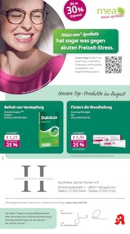 Aktueller mea - meine apotheke Prospekt "Unsere August-Angebote" Seite 1 von 4 Seiten