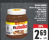 nutella Nuss-Nugat-Creme im Angebot bei EDEKA in Görlitz nutella Nuss-Nugat-Creme Angebote von Ferrero bei EDEKA Görlitz für 2,69 €