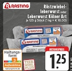 Röstzwiebel-leberwurst oder Leberwurst Kölner Art bei EDEKA im Würselen Prospekt für 1,25 €