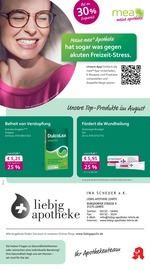 Aktueller mea - meine apotheke Apotheken Prospekt in Burgdorf und Umgebung, "Unsere August-Angebote" mit 4 Seiten, 01.08.2025 - 31.08.2025