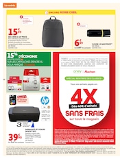 Promos Cartouche D'encre dans le catalogue "LA RENTRÉE À PRIX K.O." de Auchan Hypermarché Cartouche D'encre en promo dans le catalogue Auchan Hypermarché à la page 26