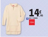 Big t femme - Tissaia en promo chez E.Leclerc Metz à 14,95 €