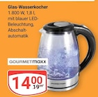 Aktuelle Wasserkocher Angebote bei GLOBUS in Duisburg Aktuelles Glas-Wasserkocher Angebot bei GLOBUS in Duisburg ab 14,00 €