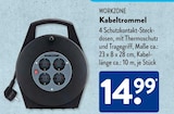 Kabeltrommel im Angebot bei ALDI SÜD in Langenfeld Kabeltrommel Angebote von Workzone bei ALDI SÜD Langenfeld für 14,99 €