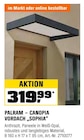 Vordach „Sophia“ von Palram – Canopia im aktuellen OBI Prospekt für 319,99 €