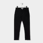 Pantalon regular avec poches noir garçon dans le catalogue La Halle