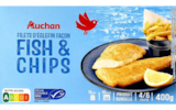 Filets D'eglefin Facon Fish & Chips Surgelés Auchan dans le catalogue Auchan Hypermarché