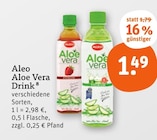 Aktuelles Aloe Vera Drink Strawberry Angebot bei tegut in Erfurt ab 1,49 €
