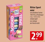 mini Angebote von Ritter Sport bei famila Nordost Celle für 2,99 €